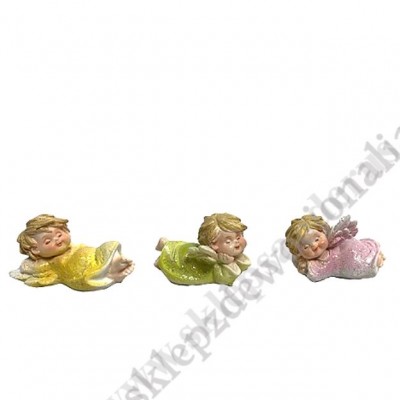 ANIOŁEK - wys. 3 cm - sprzedaż w miksie wzorów - A5358