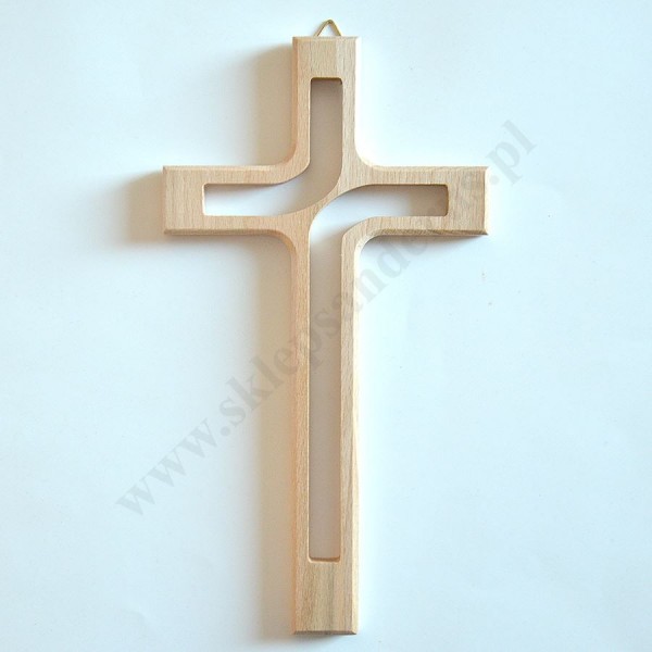 KRZYŻYK DREWNIANY - wys. 22 cm - 30381