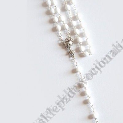 RÓŻANIEC KOSTKA BIAŁA - 60811