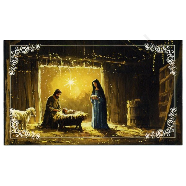 OBRAZEK KOLĘDOWY UV - FORMAT 11 x 6.5 cm - PACZKA 100 szt. - 30293