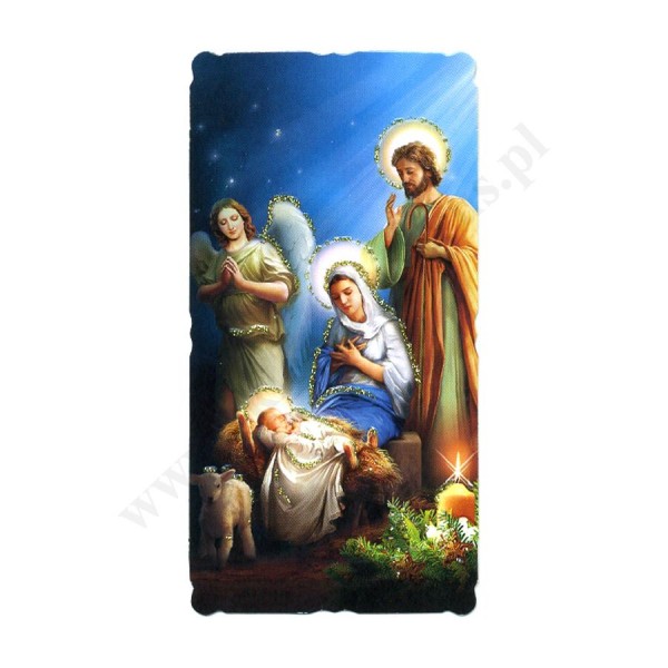 OBRAZEK KOLĘDOWY BROKAT - PACZKA 100 szt. - 87093