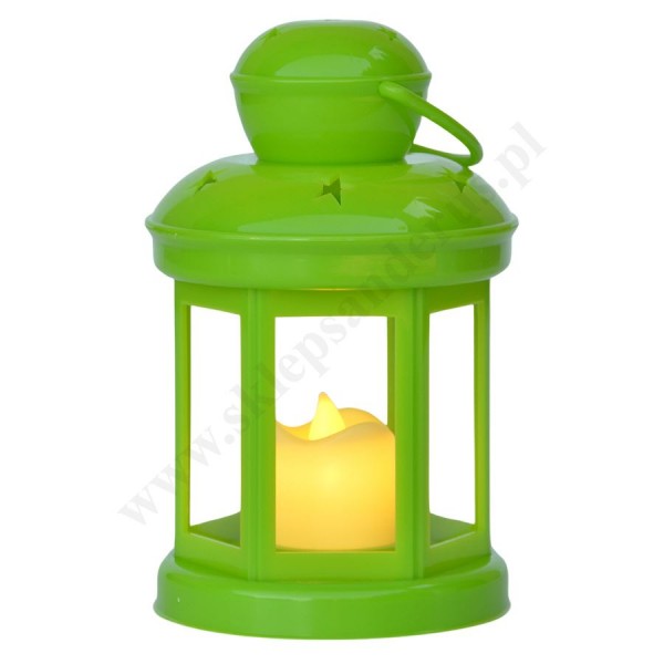 LAMPION RORATNI-ADWENTOWY ZIELONY  - 82365