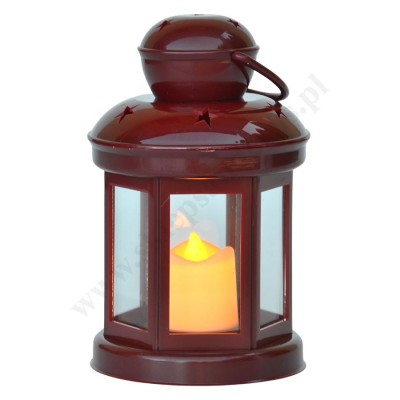 LAMPION RORATNI-ADWENTOWY BORDO - 86300