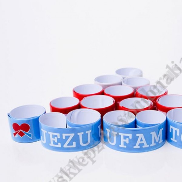 BRANSOLETKA ODBLASKOWA - mix wzorów - 70895