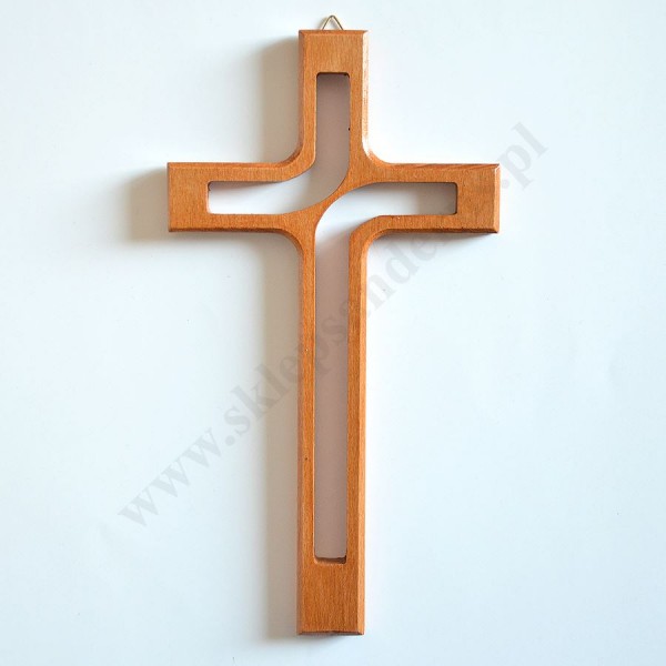 KRZYŻYK DREWNIANY - wys. 22 cm - 30383