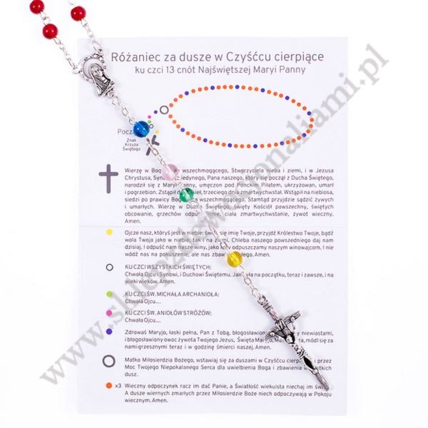 KORONKA ZA DUSZE W CZYŚĆCU CIERPIĄCE