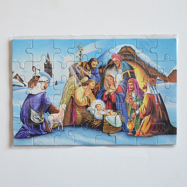 SZOPKA BOŻONARODZENIOWA - PUZZLE 20 x 13 cm - 40 ELEMENTÓW - 71475 SZOPKA BOŻONARODZENIOWA - PUZZLE 20 x 13 cm - 40 ELEMENTÓW - 71475