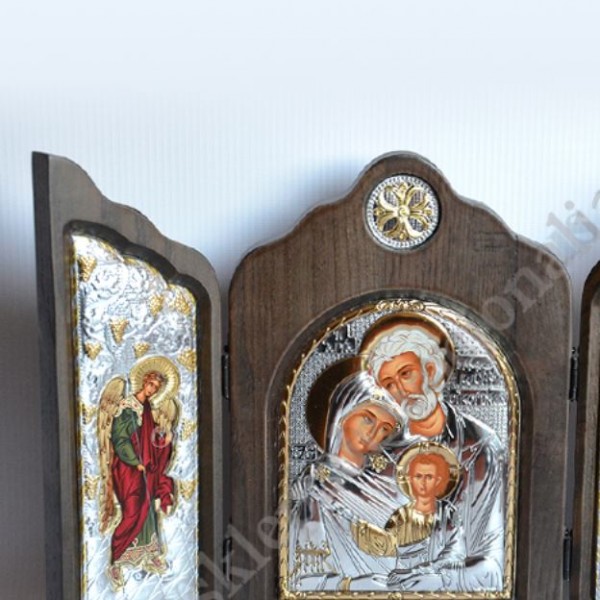 ŚWIĘTA RODZINA - drewniany tryptyk - 84878