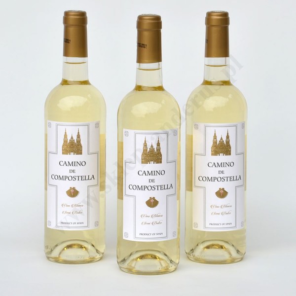 CAMINO DE COMPOSTELLA - wino mszalne - białe półsłodkie