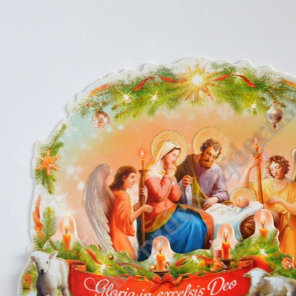 SZOPKA TRÓJWYMIAROWA Z ŻYCZENIAMI I KOPERTĄ - mix wzorów - B6SZ