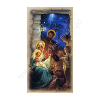 OBRAZEK KOLĘDOWY - format 7 x 13 cm - paczka 100 szt. - 30118