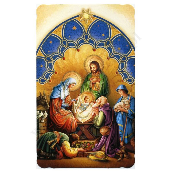 OBRAZEK KOLĘDOWY - POCZTÓWKA - PACZKA 100 szt. - 73361