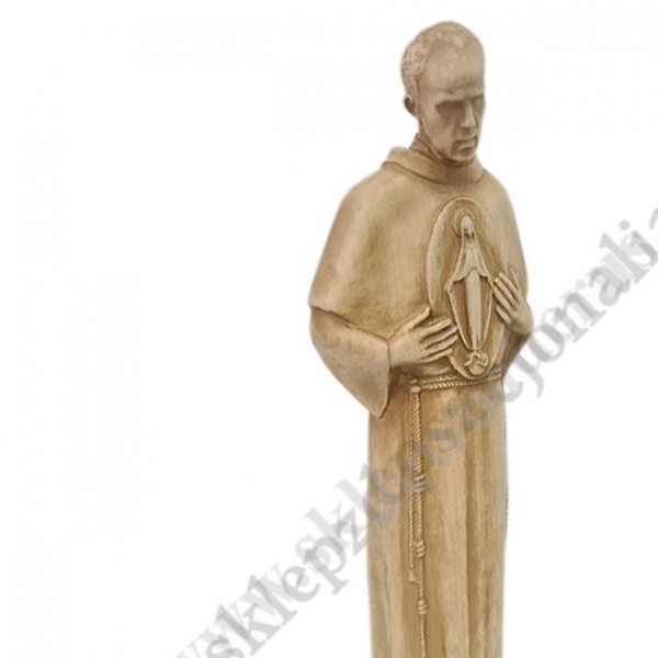 ŚW. MAKSYMILIAN KOLBE - figura drewniana wys. 60 cm - 87009