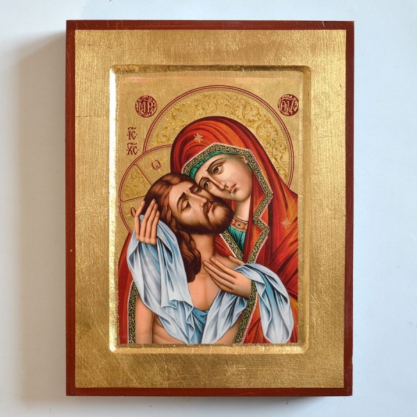MATKA BOŻA BOLESNA - ikona 18 x 23.5 cm - 4901
