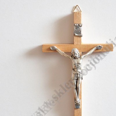 KRZYŻ DREWNIANY - wys.13 cm - 1715A