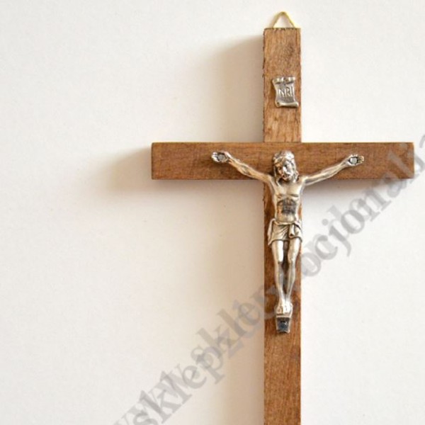 KRZYŻ DREWNIANY - wys.20 cm - 5869