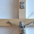 KRZYŻ DREWNIANY - wys.27 cm - 8436A