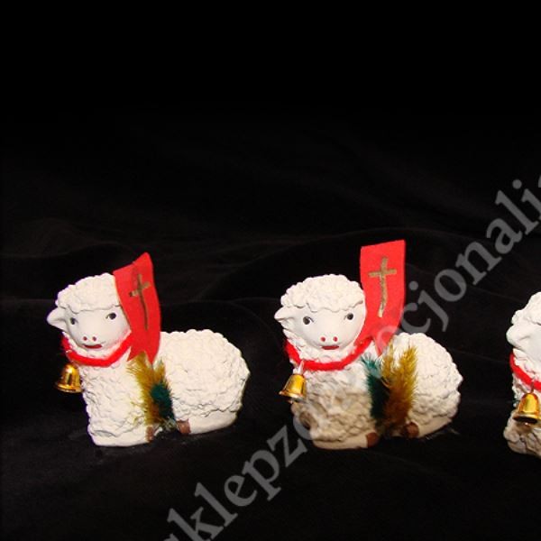 BARANEK WIELKANOCNY LEŻĄCY - wys. 5 cm - BL01