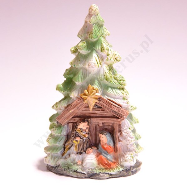 ŚWIĘTA RODZINA W CHOINCE - wys. 8 cm - 82732