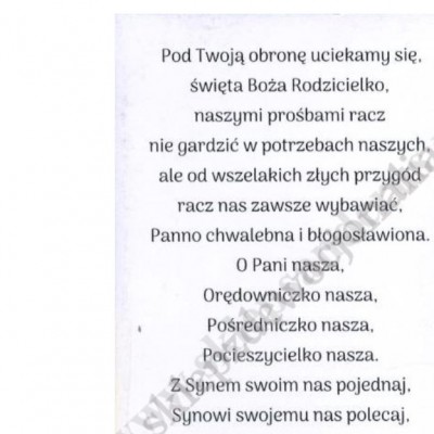 MATKA BOŻA GROMNICZNA - obrazek 6.5 x 10 cm - paczka 100 szt. - 3964
