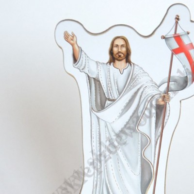 PAN JEZUS ZMARTWYCHWSTAŁY - stojaczek wys. 12 cm - 86108