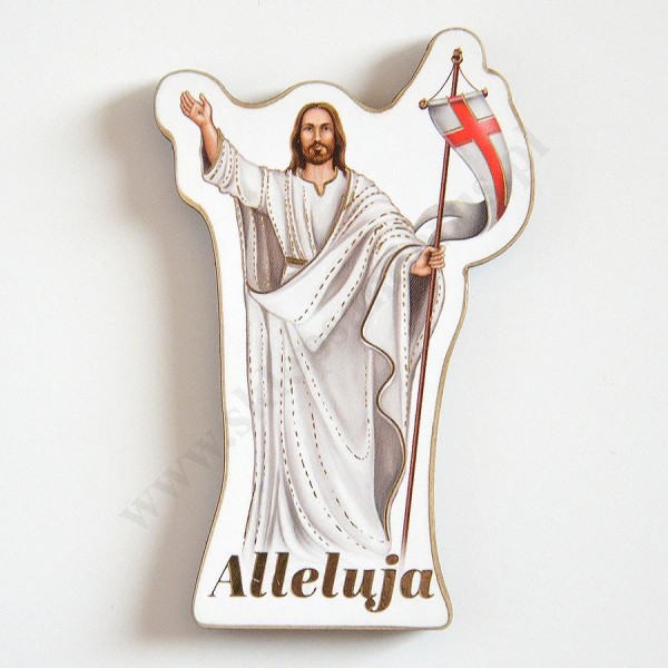 PAN JEZUS ZMARTWYCHWSTAŁY - magnes wys.7.7 cm - 72633