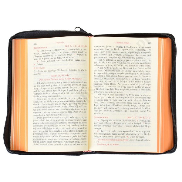 LITURGIA GODZIN - TOM I - OPRAWA SKÓRA + ZAMEK - 82759