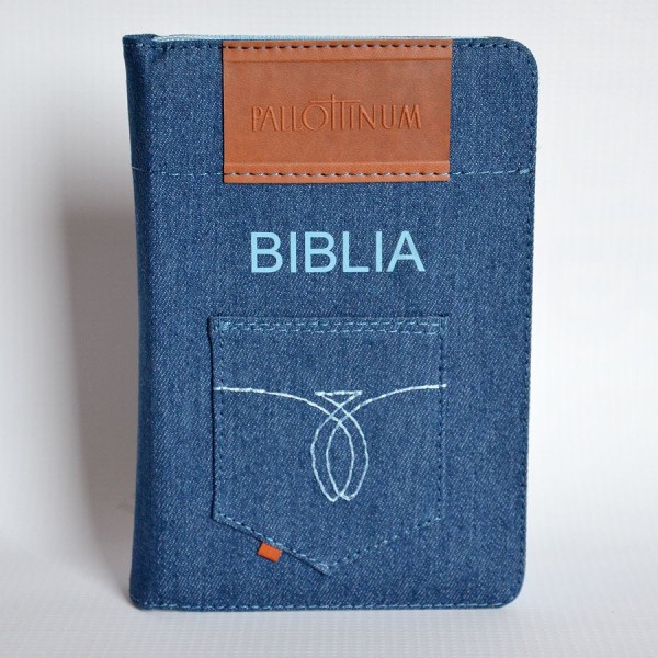 PISMO ŚWIĘTE - BIBLIA TYSIĄCLECIA - format oazowy, skóra, zamek + paginatory - 88473