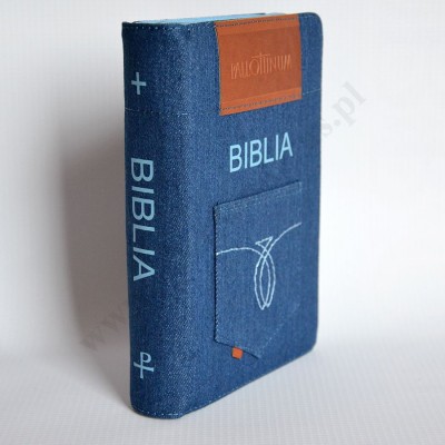PISMO ŚWIĘTE - BIBLIA TYSIĄCLECIA - format oazowy, skóra, zamek + paginatory - 88473