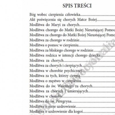 MODLITWY PEŁNE DUCHA - ZA CHORYCH I CIERPIĄCYCH