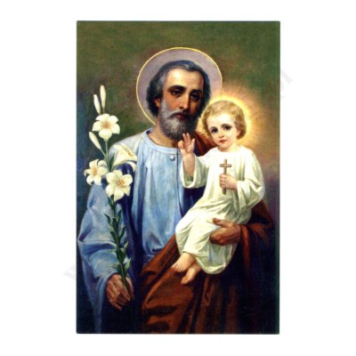 ŚWIĘTY JÓZEF - obrazek 6.5 x 10 cm - paczka 100 szt. - 82557