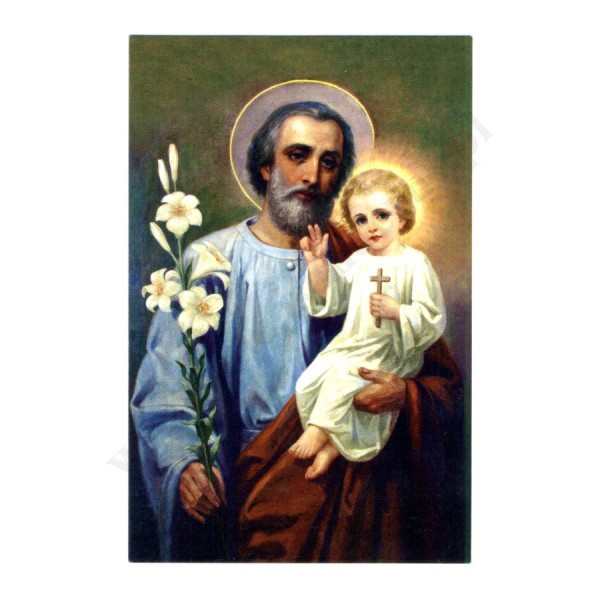 ŚWIĘTY JÓZEF - obrazek 6.5 x 10 cm - paczka 100 szt. - 82557