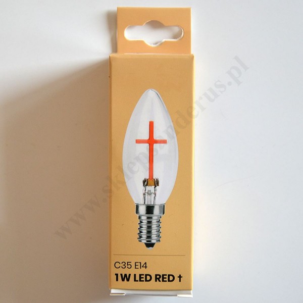 ŻARÓWKA DO LAMPKI WIECZNEJ - 1 W, E14 - 65613