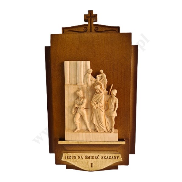 STACJE DROGI KRZYŻOWEJ - wys.56 cm - KOMPLET