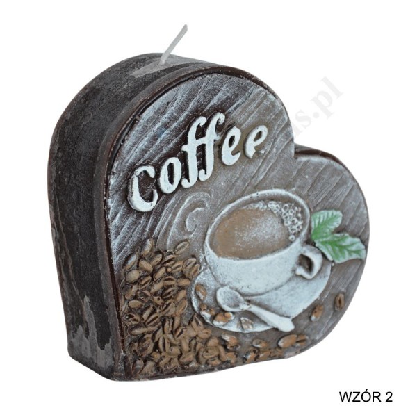 ŚWIECA ZAPACHOWA - wys. 10 cm - mix wzorów - 50580