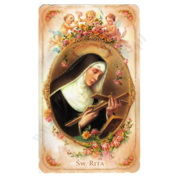 ŚWIĘTA RITA - obrazek 6.4 x 10.6 cm - paczka 100 szt. - 74504