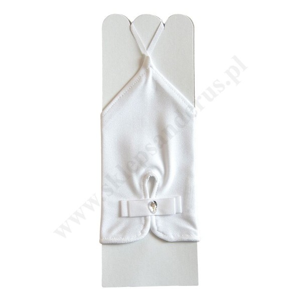 RĘKAWICZKI KOMUNIJNE DLA DZIEWCZYNKI NA JEDEN PALEC - 0033