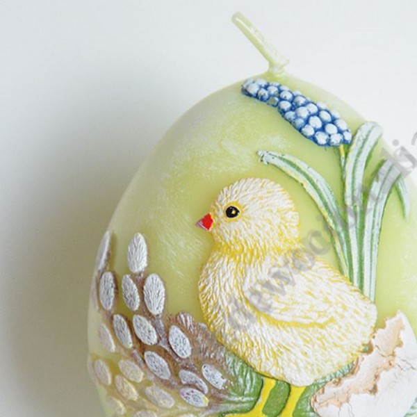 ŚWIECA PISANKA - wys.8.5 cm - 50578