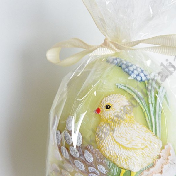 ŚWIECA PISANKA - wys.8.5 cm - 50578