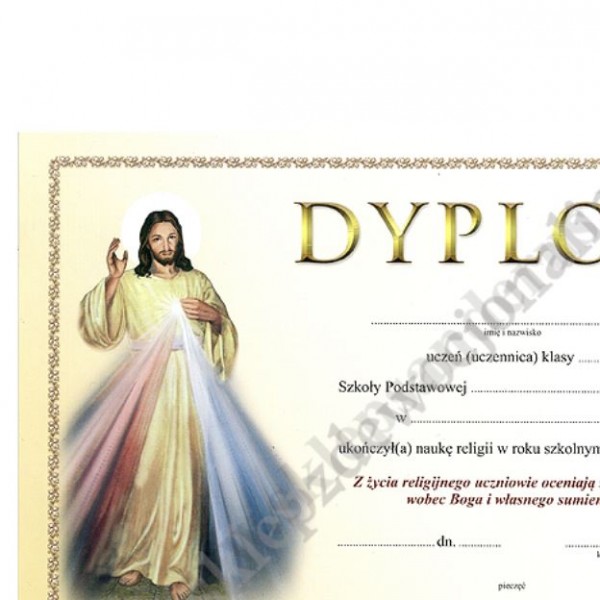 DYPLOM UKOŃCZENIA KATECHEZY - 60014