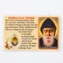 MEDALIK FOLIOWANY - ŚWIĘTY CHARBEL - format 8.5 x 5.5 cm - 73405