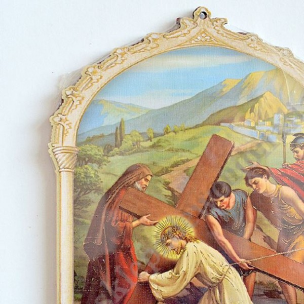 STACJE DROGI KRZYŻOWEJ - komplet 20 x 25 cm - 8180