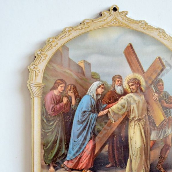 STACJE DROGI KRZYŻOWEJ - komplet 20 x 25 cm - 8180