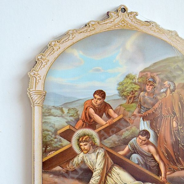 STACJE DROGI KRZYŻOWEJ - komplet 20 x 25 cm - 8180