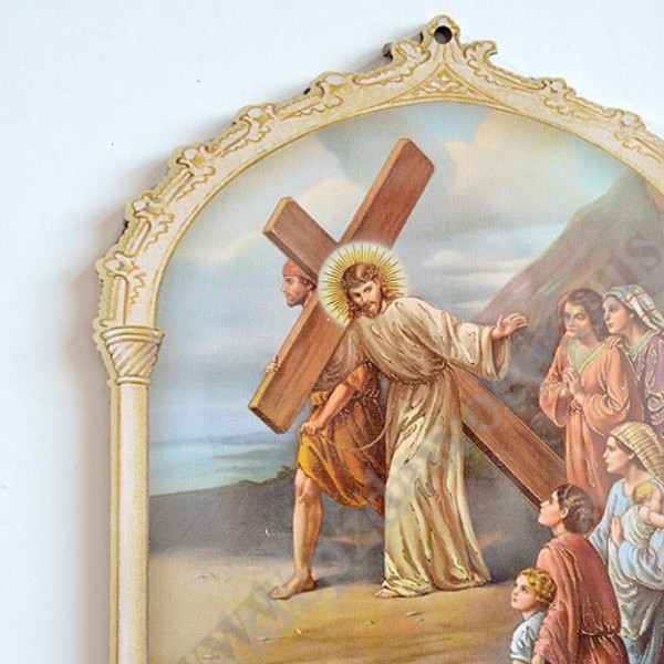 STACJE DROGI KRZYŻOWEJ - komplet 20 x 25 cm - 8180