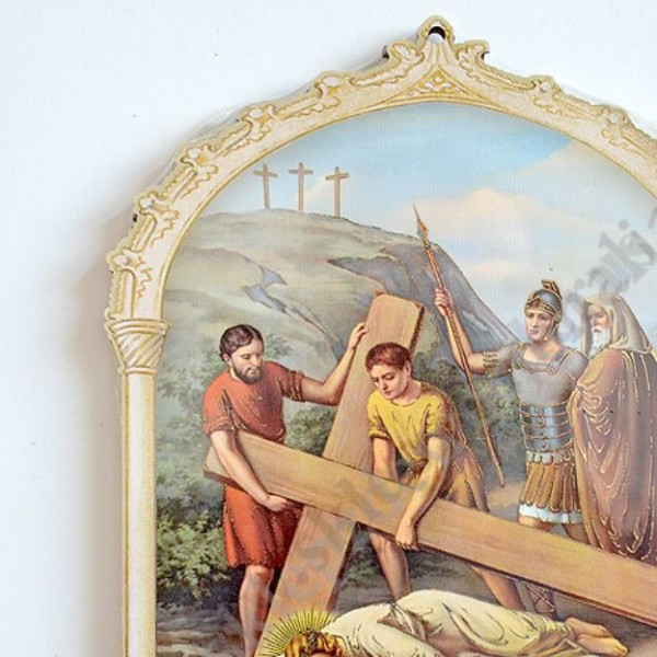 STACJE DROGI KRZYŻOWEJ - komplet 20 x 25 cm - 8180