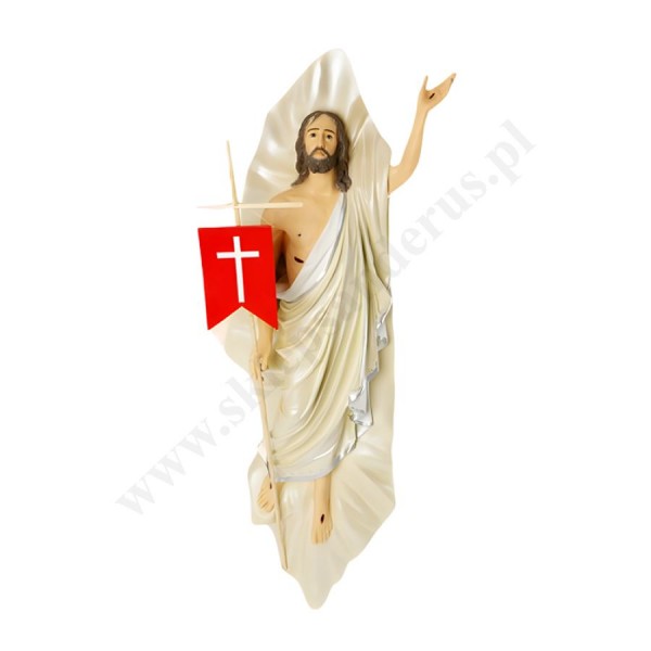 CHRYSTUS ZMARTWYCHWSTAŁY - płaskorzeźba do zawieszenia wys. 134 cm - 215E