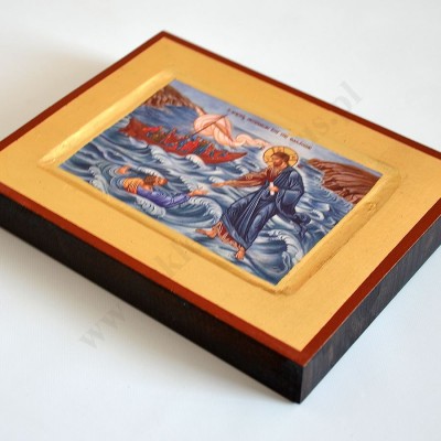 UCISZENIE BURZY - ikona 18 x 14 cm - 0476