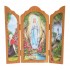 MATKA BOŻA Z LOURDES - tryptyk wys. 20 cm - 65733