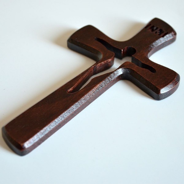 KRZYŻYK DREWNIANY - wys. 15 cm - 30377